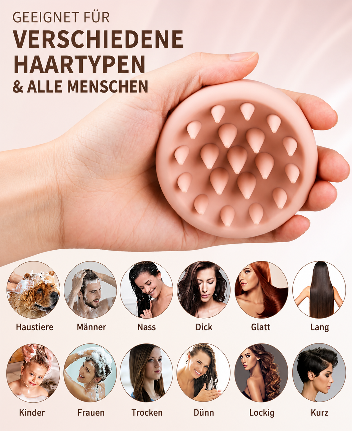 EB Kopfhaut Massagebürste